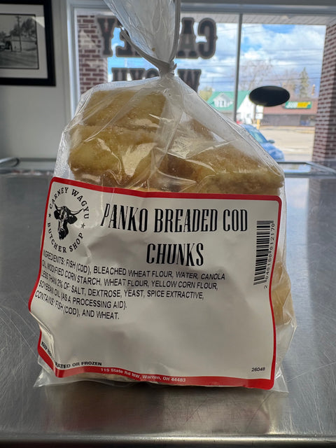 Panko Breaded Cod Chunks