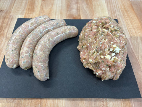 Spinach Feta Chicken Sausage