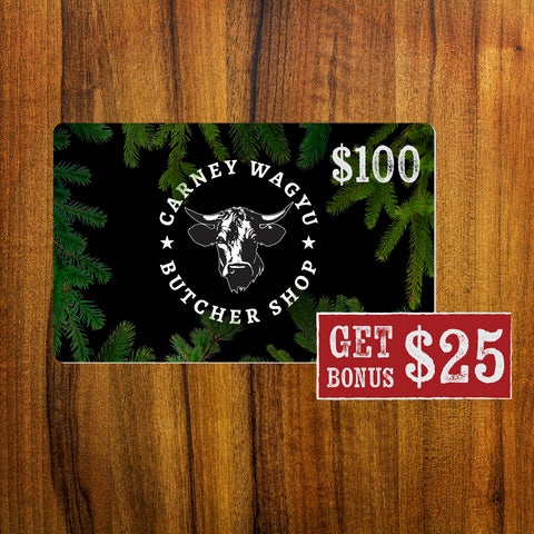 Carney Wagyu Gift Card